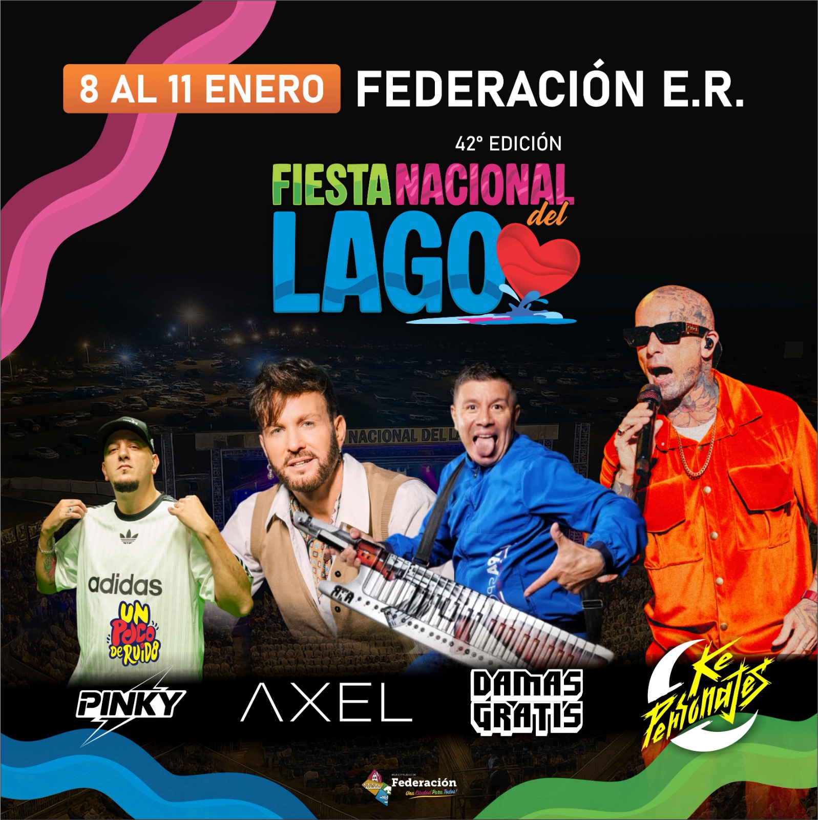 Dieron a conocer cómo adquirir entradas online para la Fiesta Nacional del Lago Federación 2026 - 7PAGINAS