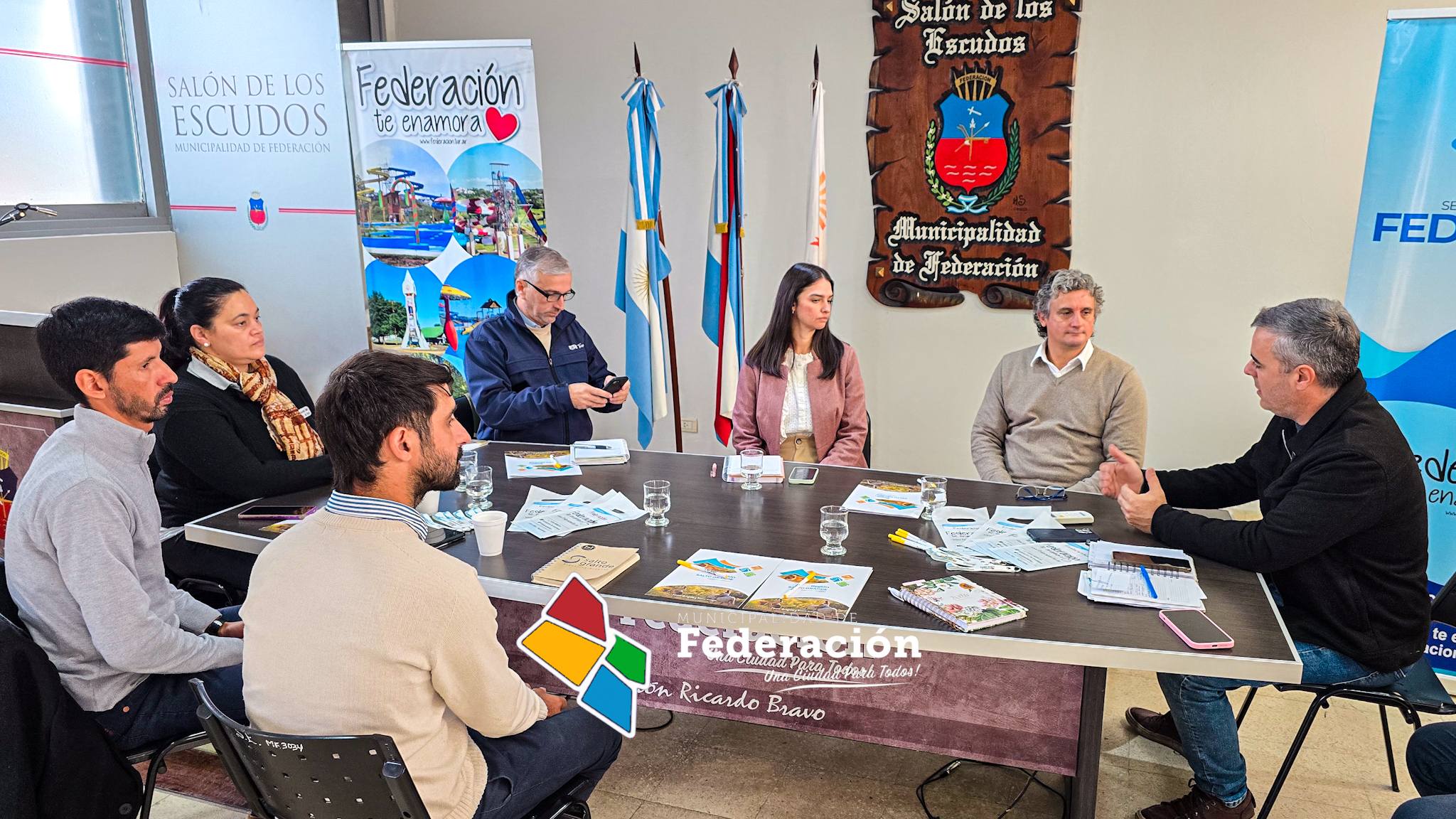 Funcionarios de Turismo de Salto Grande se reunieron en Federación - 7PAGINAS