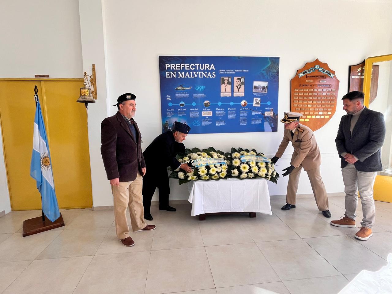 Gesta de Malvinas: Prefectura Concordia homenajeó a los héroes del Guardacostas Río Iguazú - 7PAGINAS