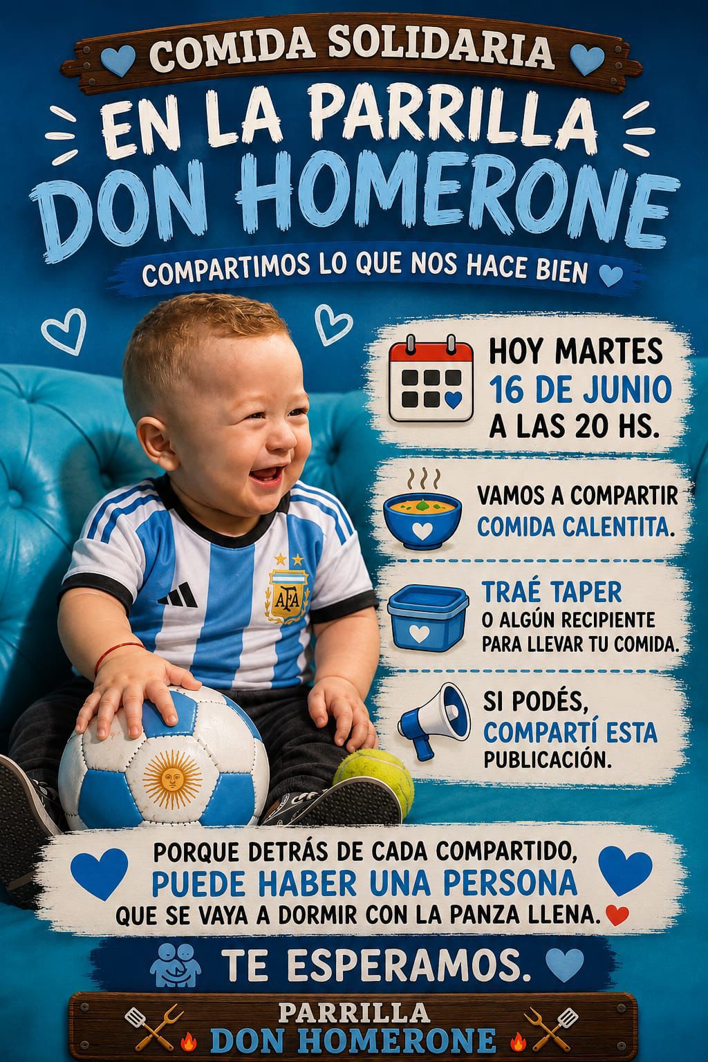Una previa del Mundial con el corazón puesto en quienes más lo necesitan - 7PAGINAS