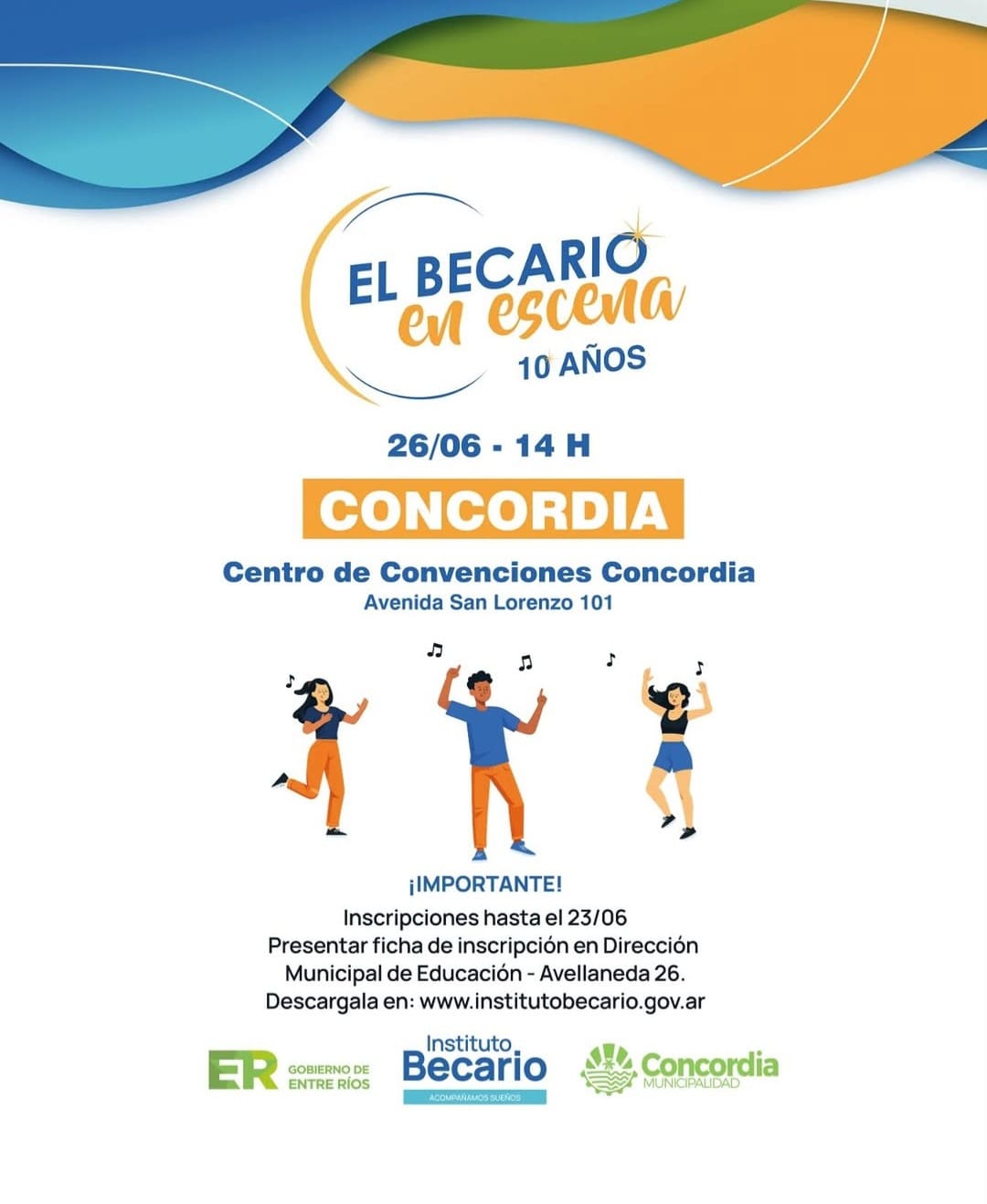 Oportunidad para talentos locales: Llega a Concordia El Becario en Escena 2026 con importantes becas culturales - 7PAGINAS