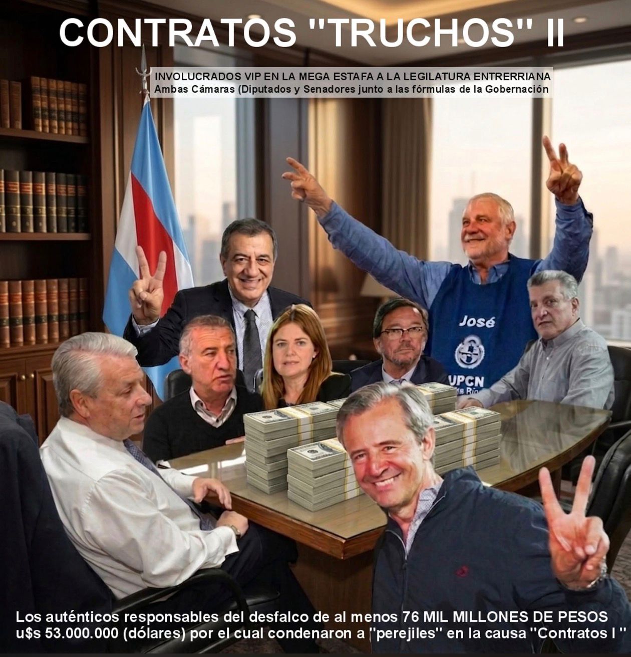 Corrupción más grande en Entre Ríos: los políticos que se patinaron 53 millones de dólares y la lista de perejiles en la causa contratos Truchos - 7PAGINAS