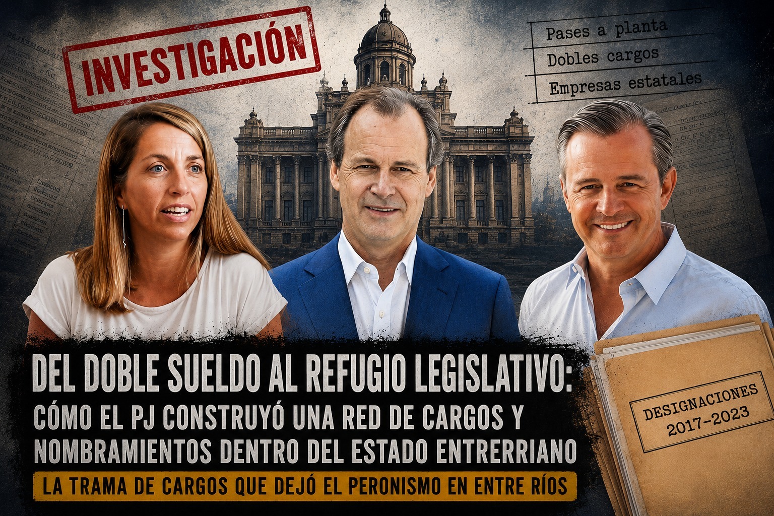 Del doble sueldo al refugio legislativo: cómo el PJ construyó una red de cargos y nombramientos dentro del Estado entrerriano - 7PAGINAS
